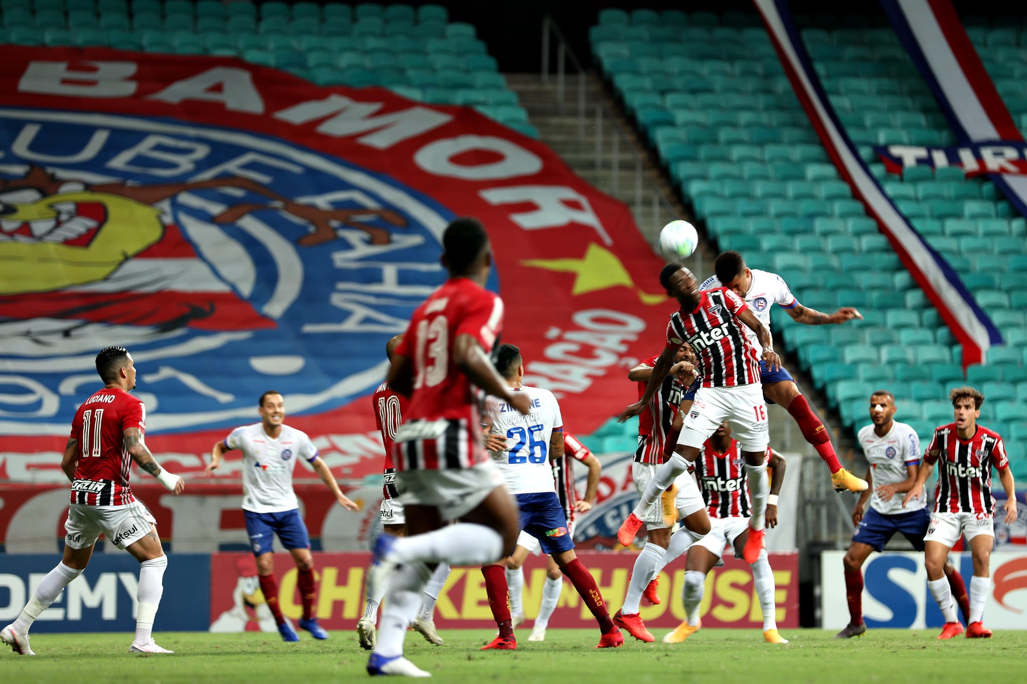 Bahia é derrotado pelo São Paulo por 3 a 1 na Fonte Nova