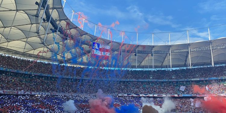 Bahia bate recorde de público em jogos como mandante na Arena Fonte Nova