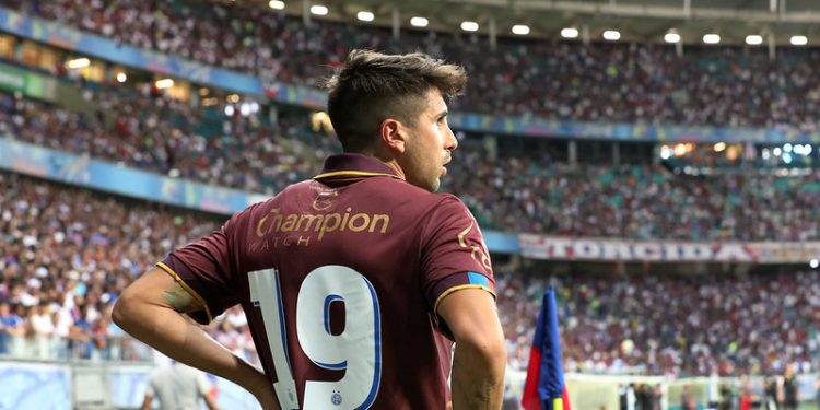 Mugni comemora gol e assistência contra o Tombense e projeta recuperação do Bahia jogando fora de casa