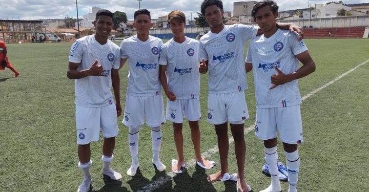 Sub-17 e sub-15 do Bahia estreiam com triunfos no Campeonato Baiano