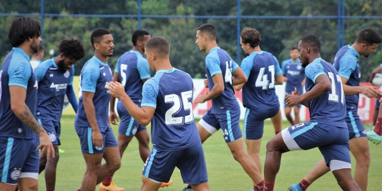 Bahia intensifica treinos táticos e segue se preparando para decisão contra o Guarani