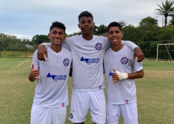 Bahia goleia o Ypiranga por 10 a 0 e avança de fase no Campeonato Baiano Sub-15