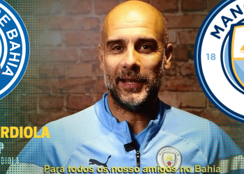 Assista: Bahia divulga vídeo que Guardiola e jogadores do City enviaram para o time