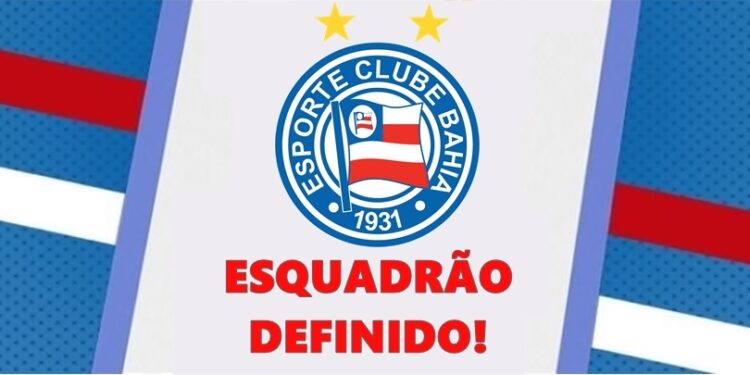 Saiu! Bahia escalado para decisão contra o CRB pela 38º rodada do Brasileirão
