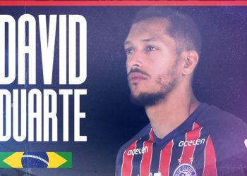 Bahia anuncia a contratação do zagueiro David Duarte para a temporada de 2023
