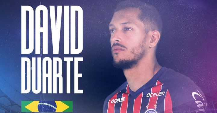 Bahia anuncia a contratação do zagueiro David Duarte para a temporada de 2023