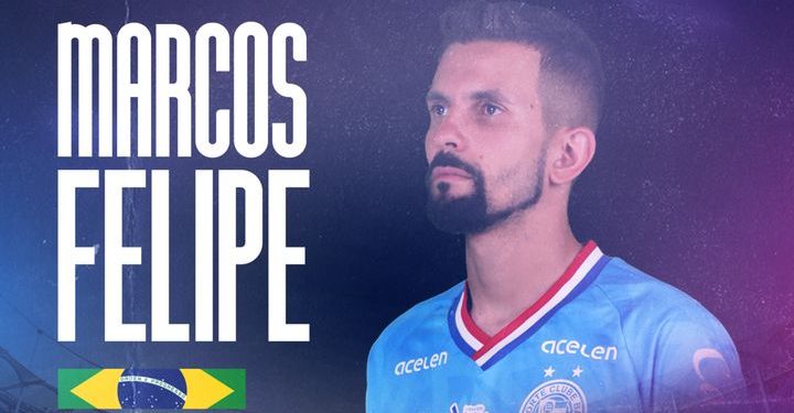 Bahia oficializa contratação do goleiro Marcos Felipe para 2023