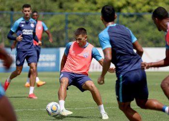 Bahia faz último treino e encerra preparação para enfrentar o Sampaio Corrêa pelo Nordestão