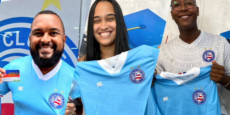 Bahia inicia entrega da nova camisa 3 para os sócios