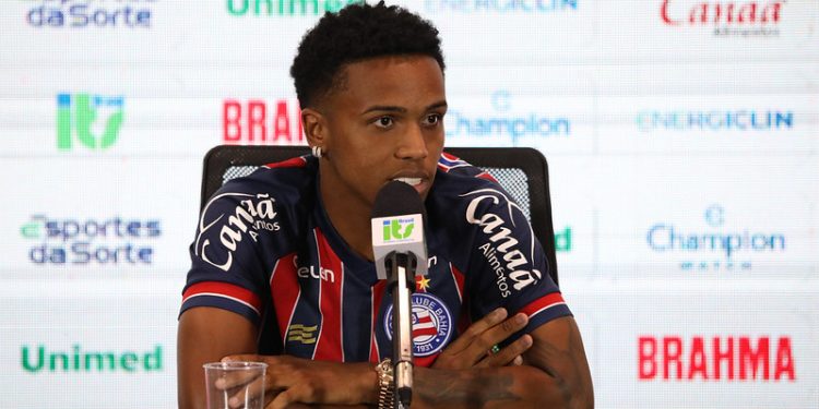 Kayky fala sobre ansiedade em estrear pelo Bahia e características de jogo: “gosto de dar assistência”