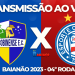 Saiba onde assistir Jacobinense x Bahia pela 4º rodada do Campeonato Baiano