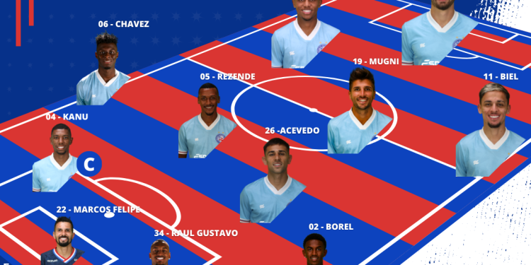 SAIU! Bahia escalado para enfrentar o Sampaio Corrêa pela Copa do Nordeste
