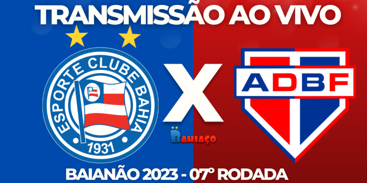 Saiba onde assistir Bahia x Bahia de Feira pela 7º rodada do Campeonato Baiano