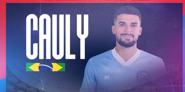 Bahia oficializa contratação do meia Cauly Oliveira até 2026