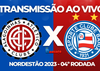 Saiba onde assistir Atlético de alagoinhas x Bahia pela 4º rodada da Copa do Nordeste