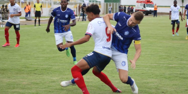 Sub-20 do Bahia vacila e leva goleada do Itabuna pelo Campeonato Baiano