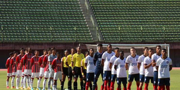 Bahia enfrenta o Fortaleza pelo Campeonato Brasileiro Sub-20