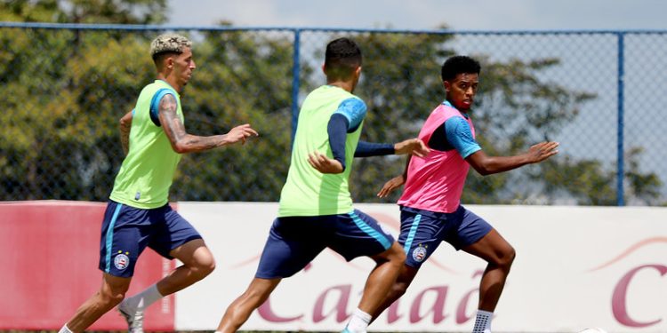 Bahia faz último treino e encerra preparação para enfrentar o Fluminense-PI