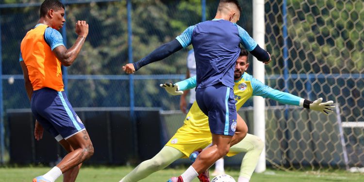 Bahia realiza penúltimo treino antes da final contra o Jacuipense