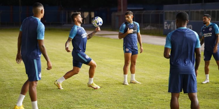 Em Santa Catarina, Bahia faz último treino e encerra preparação para enfrentar o Camboriú