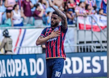 Matheus Bahia completa 100 jogos pelo profissional do Bahia