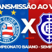 Saiba onde assistir Bahia x Itabuna pelo jogo de volta da semifinal do Campeonato Baiano