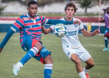 Sub-20: Bahia vacila e perde para o Fortaleza jogando fora de casa
