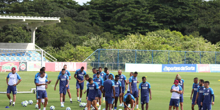 Bahia faz último treino e encerra preparação para decisão contra o Volta Redonda na Copa do Brasil