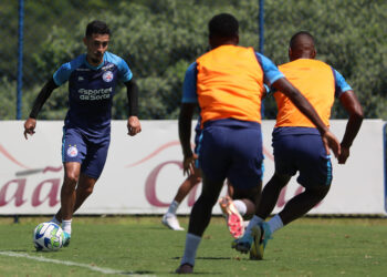 Bahia faz último treino e encerra preparação para enfrentar o Botafogo