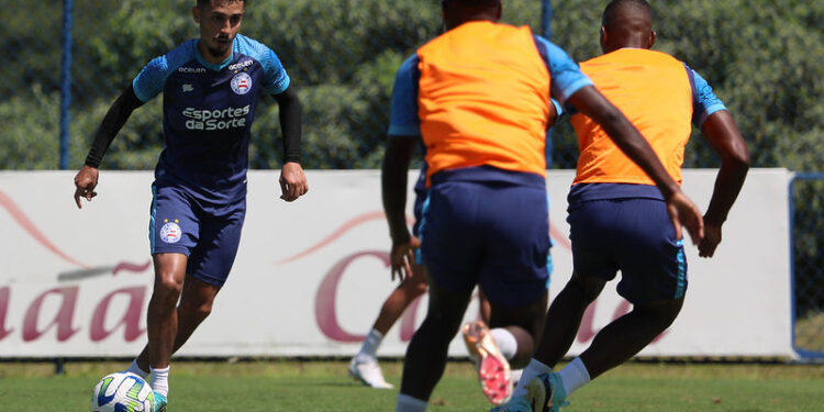 Bahia faz último treino e encerra preparação para enfrentar o Botafogo