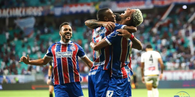Bahia goleia o Volta Redonda por 4 a 0 e avança de fase na Copa do Brasil