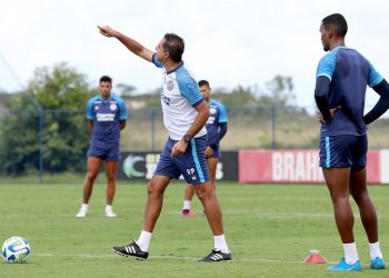 Com Cauly em campo, Bahia inicia preparação para enfrentar o Bragantino pelo Brasileirão