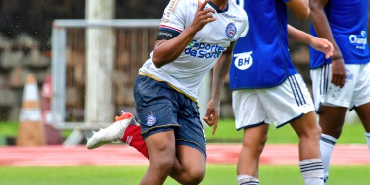 Sub-20: Bahia vacila e fica no empate contra o Cruzeiro em Pituaçu