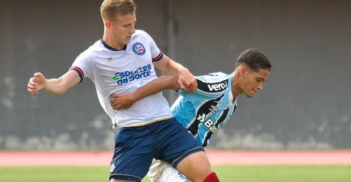 Sub-20: Bahia é derrotado pelo Grêmio e se despede do Brasileirão