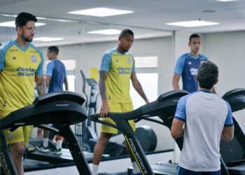 Ainda em São Paulo, Bahia faz treino visando jogo contra o Goiás pelo Brasileirão