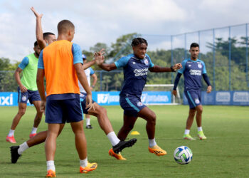 Bahia faz último treino e encerra preparação para enfrentar o Flamengo na Fonte Nova