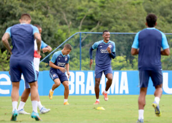 Bahia faz último treino e encerra preparação para enfrentar o Goiás