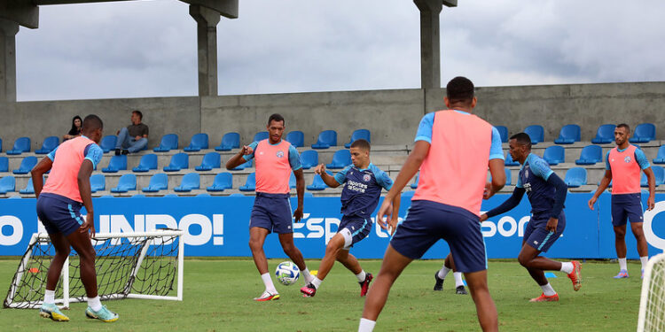 Bahia faz último treino e encerra preparação para enfrentar o Inter pelo Brasileirão