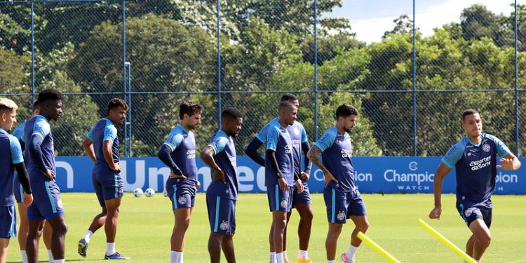 Bahia faz último treino e fecha preparação para decisão contra o Santos pela Copa do Brasil