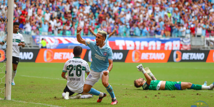 Bahia joga bem e vence o Coritiba por 3 a 1 na Fonte Nova