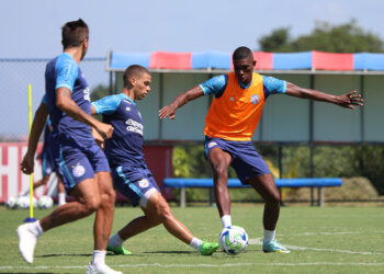 Com foco na marcação sob pressão, Bahia encerra preparação para enfrentar o Coritiba