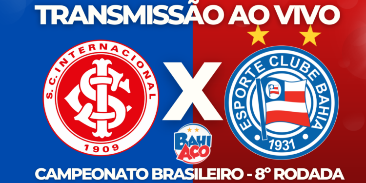 Saiba onde assistir Internacional x Bahia pela 8º rodada do Campeonato Brasileiro