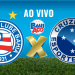 bahia x cruzeiro ao vivo
