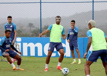Com Chávez em campo, Bahia segue se preparando para enfrentar o Palmeiras