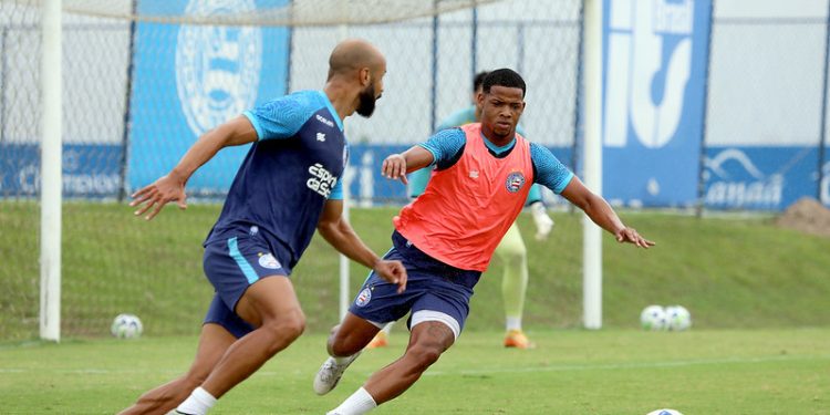 Com foco nas finalizações, Bahia segue se preparando para enfrentar o Cruzeiro na Fonte Nova