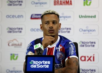 Atacante Rafael Ratão é apresentado oficialmente como reforço do Bahia