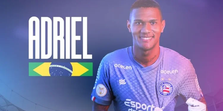 Bahia anuncia contratação do goleiro Adriel por empréstimo até junho de 2024