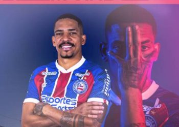 Bahia oficializa contratação do lateral-direito Gilberto, ex-Benfica