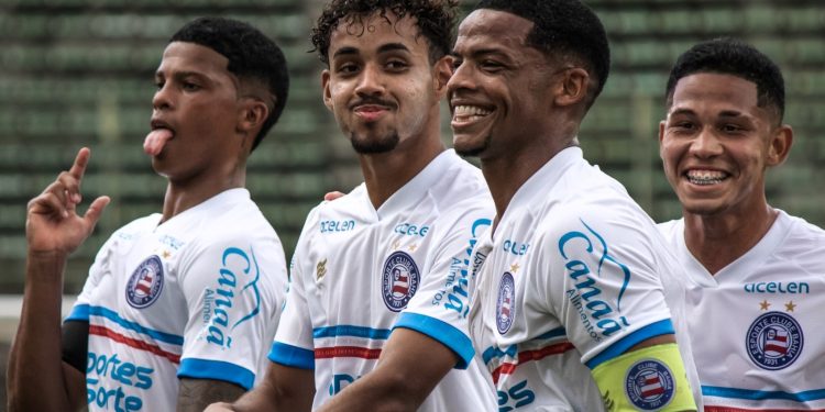Bahia aplica goleada e triunfa na estreia da Copa do Brasil sub-20