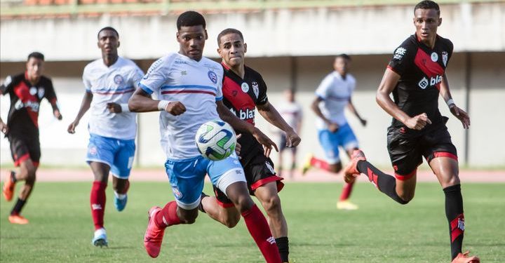 Sub-17 do Bahia tropeça em casa e chega ao sétimo jogo sem vencer no Brasileirão